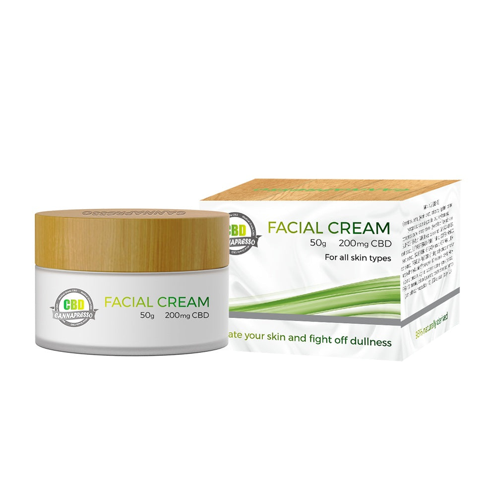 CANNAPRESSO CBD FACIAL CREAM 200MG - 50G – Vapor World Distributors