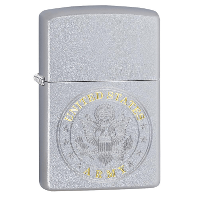 Zippo U.S. Army Seal Satin Chrome ZP49153