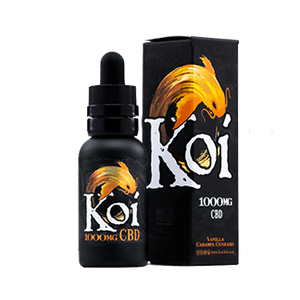 VAPE E-JUICE BY KOI CBD GOLD VANILLA CARAMEL CUSTARD