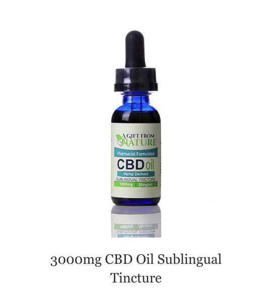 CBD Oil Sublingual Tintcure 3000 mg