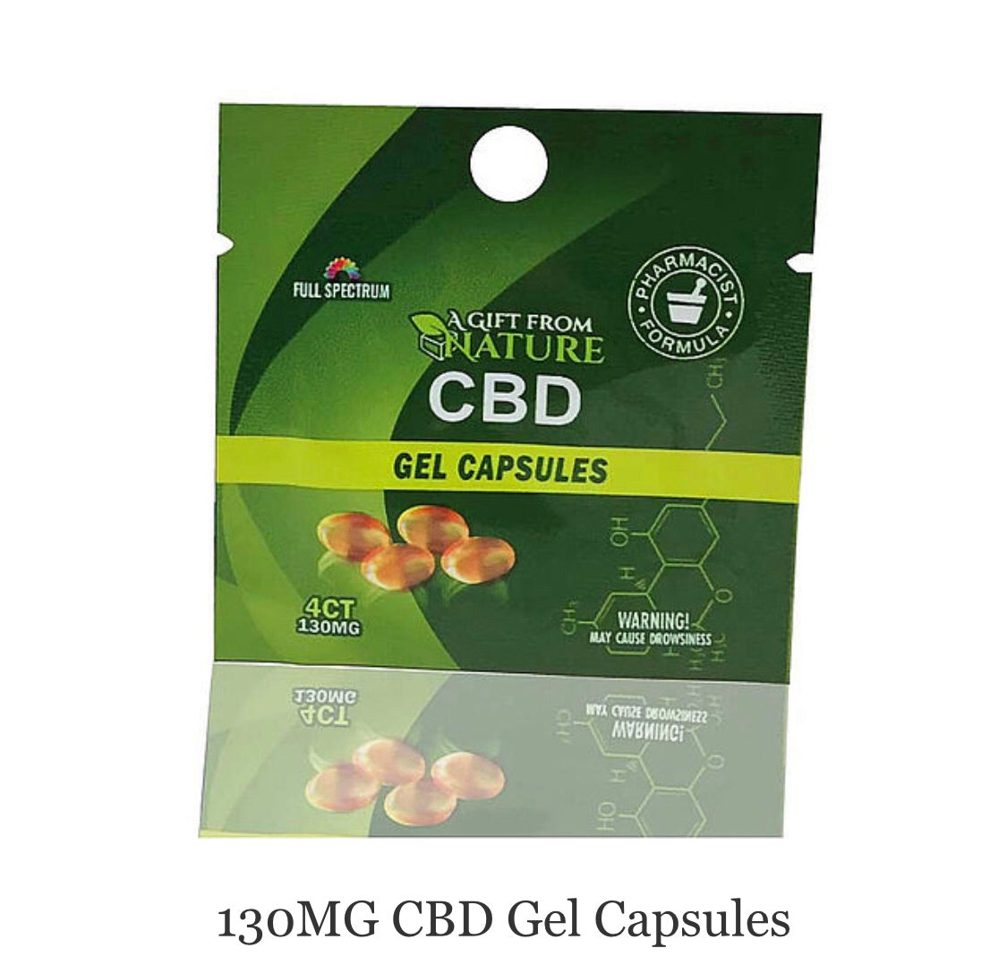 130MG CBD GEL CAPSULES